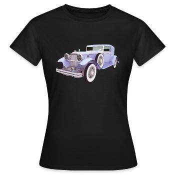 Oldtimer, Auto, Automobil - Frauen T-Shirt - Schwarz - Vorne - AI Model Female 172 dark (172cm)
