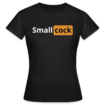 Kleiner Schwanz | Porno Logo | dummes Design - Frauen T-Shirt - Schwarz - Vorne - AI Model Female 172 dark (172cm)