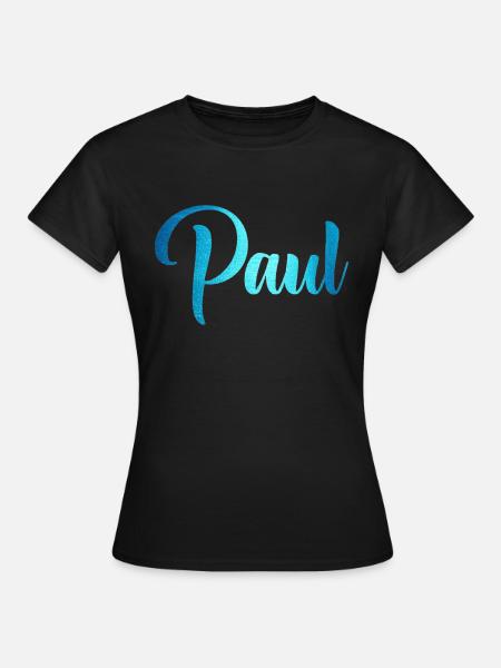 Paul - Frauen T-Shirt - Schwarz