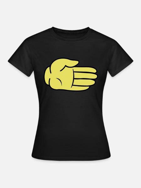Hand Comic - Frauen T-Shirt - Schwarz