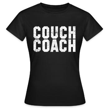 Coach Character Builder Attitude - Frauen T-Shirt - Schwarz - Vorne - AI Model Female 172 dark (172cm)