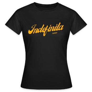 Copie de la copie d’indéfinité - T-shirt Femme - noir - Devant - AI Model Female 172 dark (172cm)