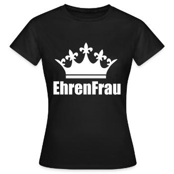Honorary Woman - Women's T-Shirt - black - Front - AI Model Female 172 dark (172cm)