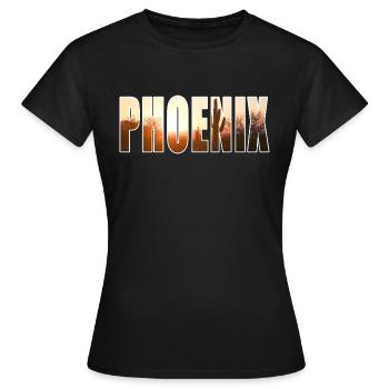 Phoenix - Women's T-Shirt - black - Front - AI Model Female 172 dark (172cm)