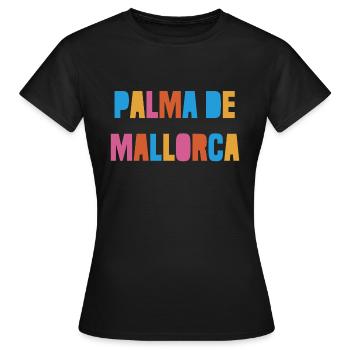 Palma de Majorque - Îles Baléares - Espagne - Espagne - T-shirt Femme - noir - Devant - AI Model Female 172 dark (172cm)
