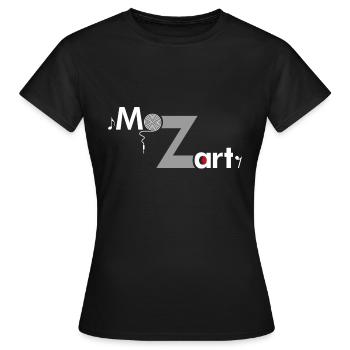 Mozart cool - Frauen T-Shirt - Schwarz - Vorne - AI Model Female 172 dark (172cm)