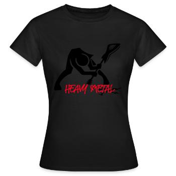 Heavy Metal - T-shirt Femme - noir - Devant - AI Model Female 172 dark (172cm)