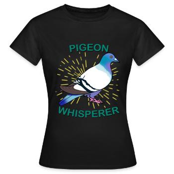 Ornithologue ornithologue zoologue - T-shirt Femme - noir - Devant - AI Model Female 172 dark (172cm)
