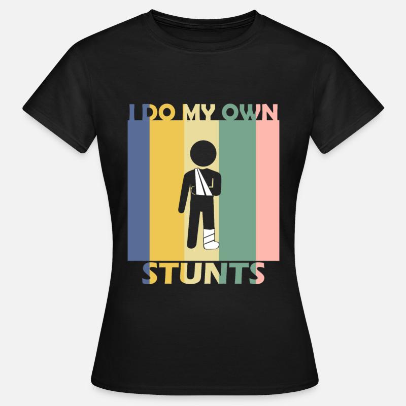 Blessure de récupération de l'os du bras - T-shirt Femme - noir
