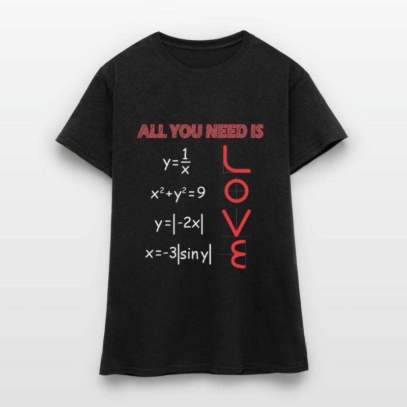 Math Math School Physics Professeur de mathématiques T-shirt Femme