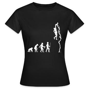 Klettern Bouldern Sportklettern Berge Geschenk - Frauen T-Shirt - Schwarz - Vorne - AI Model Female 172 dark (172cm)