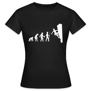 Klettern Bouldern Sportklettern Berge Geschenk - Frauen T-Shirt - Schwarz - Vorne - AI Model Female 172 dark (172cm)