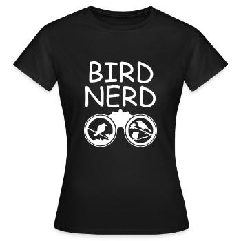 Ornithologue ornithologue - T-shirt Femme - noir - Devant - AI Model Female 172 dark (172cm)