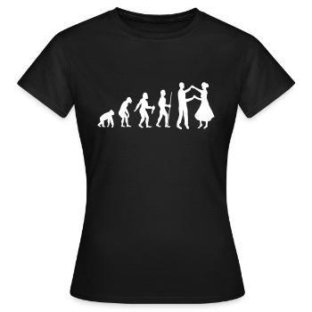 Danse danse danseur ballet ballerine musique - T-shirt Femme - noir - Devant - AI Model Female 172 dark (172cm)