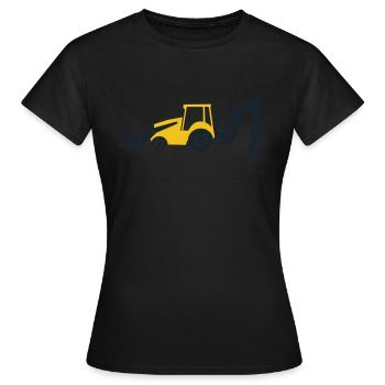 Pelles - T-shirt Femme - noir - Devant - AI Model Female 172 dark (172cm)
