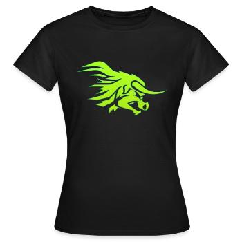 Tattoo Tattoo Tribal Tattoos Körperkunst Farbe - Frauen T-Shirt - Schwarz - Vorne - AI Model Female 172 dark (172cm)