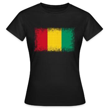 Guinée - T-shirt Femme - noir - Devant - AI Model Female 172 dark (172cm)