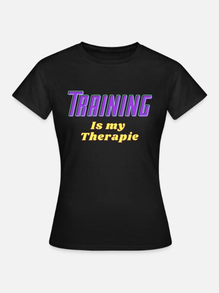 Training - Frauen T-Shirt - Schwarz