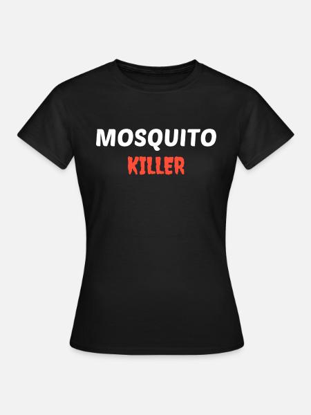Mücken-Killer - Frauen T-Shirt - Schwarz