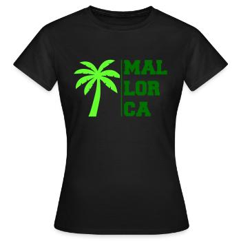 Majorque - T-shirt Femme - noir - Devant - AI Model Female 172 dark (172cm)