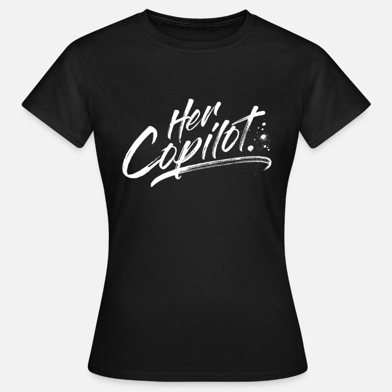 Her Copilot - Women's T-Shirt - black