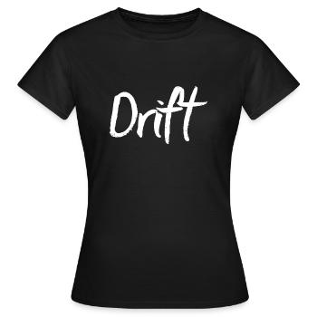 Dérive voiture - T-shirt Femme - noir - Devant - AI Model Female 172 dark (172cm)