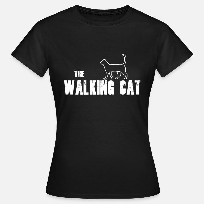 The Walking CAT - Women's T-Shirt - black