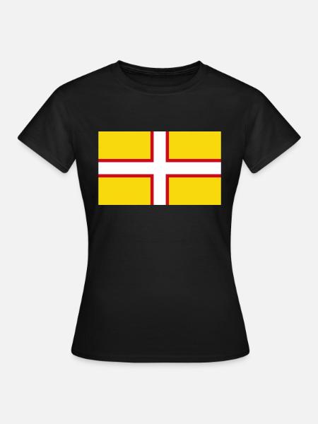 Dorset Flagge - Frauen T-Shirt - Schwarz