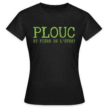 bretonne fiere de l être - T-shirt Femme - noir - Devant - AI Model Female 172 dark (172cm)
