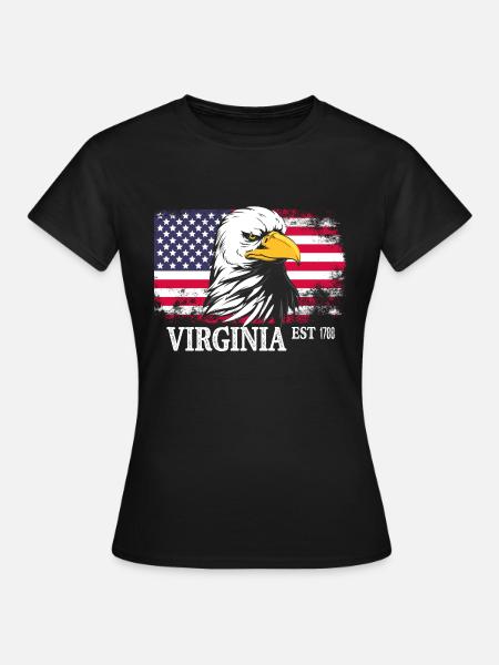 Virginia - Frauen T-Shirt - Schwarz