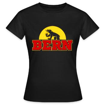 Bern - T-shirt Femme - noir - Devant - AI Model Female 172 dark (172cm)