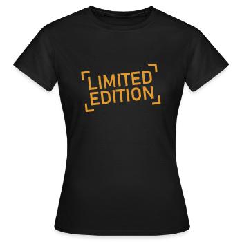 Limited Edition - selten - Seltenheit Einzelstück - Frauen T-Shirt - Schwarz - Vorne - AI Model Female 172 dark (172cm)