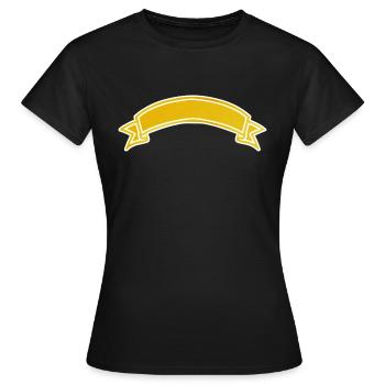 Bannière - T-shirt Femme - noir - Devant - AI Model Female 172 dark (172cm)