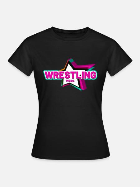 Wrestling Star inside - Frauen T-Shirt - Schwarz