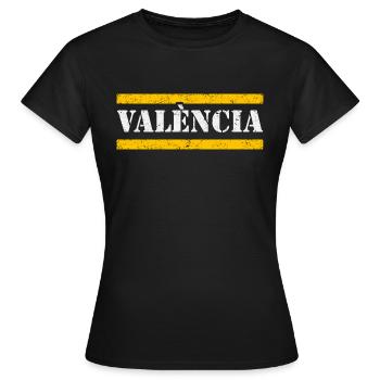 Valence - T-shirt Femme - noir - Devant - AI Model Female 172 dark (172cm)