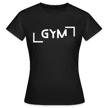 Fitnessstudio - Frauen T-Shirt - Schwarz - Vorne - AI Model Female 172 dark (172cm)
