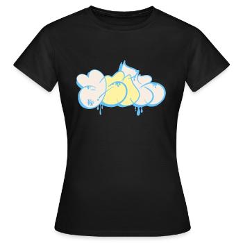 Projet sans titre 2 - T-shirt Femme - noir - Devant - AI Model Female 172 dark (172cm)