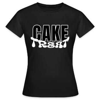 Cake Treat - Women's T-Shirt - black - Front - AI Model Female 172 dark (172cm)