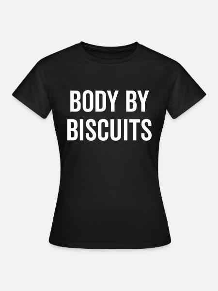 Körper von Biscuits - Frauen T-Shirt - Schwarz