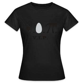 VIP - Frauen T-Shirt - Schwarz - Vorne - AI Model Female 172 dark (172cm)