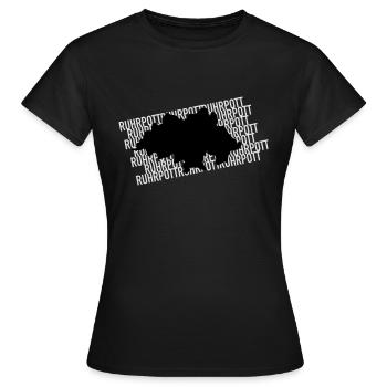 Das Ruhrgebiet - Frauen T-Shirt - Schwarz - Vorne - AI Model Female 172 dark (172cm)