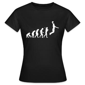 Basket-ball Hoop Streetball Bball cadeau joueurs - T-shirt Femme - noir - Devant - AI Model Female 172 dark (172cm)