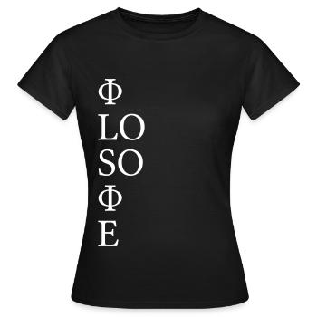 Philosophie - T-shirt Femme - noir - Devant - AI Model Female 172 dark (172cm)