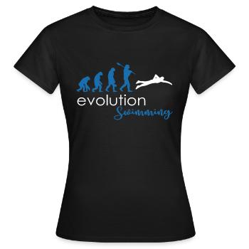 Nager - T-shirt Femme - noir - Devant - AI Model Female 172 dark (172cm)