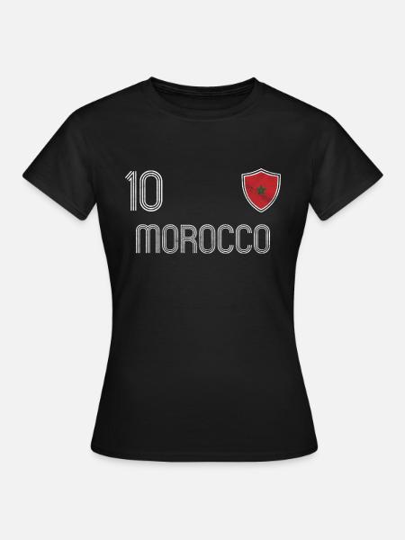Morocco Football Team - Women's T-Shirt - black