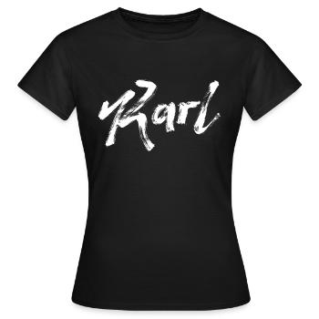 Karl - T-shirt Femme - noir - Devant - AI Model Female 172 dark (172cm)
