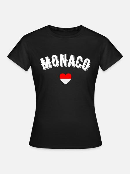 Monaco - Frauen T-Shirt - Schwarz
