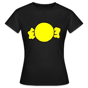 Bonbon - Frauen T-Shirt - Schwarz - Vorne - AI Model Female 172 dark (172cm)
