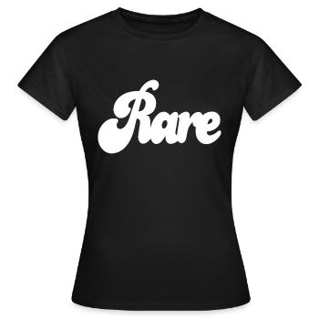 Blanc rare - T-shirt Femme - noir - Devant - AI Model Female 172 dark (172cm)