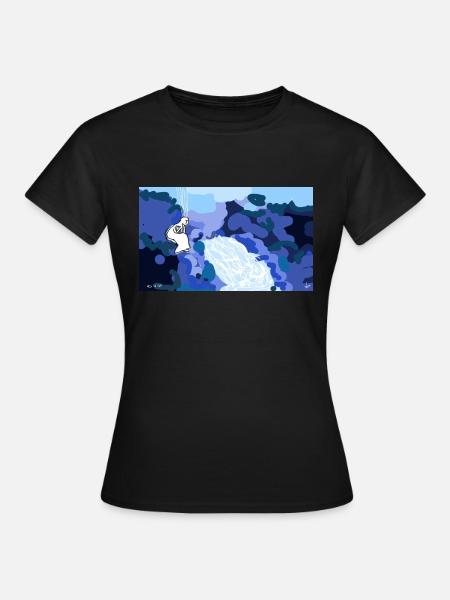 Im Frieden sein - Frauen T-Shirt - Schwarz